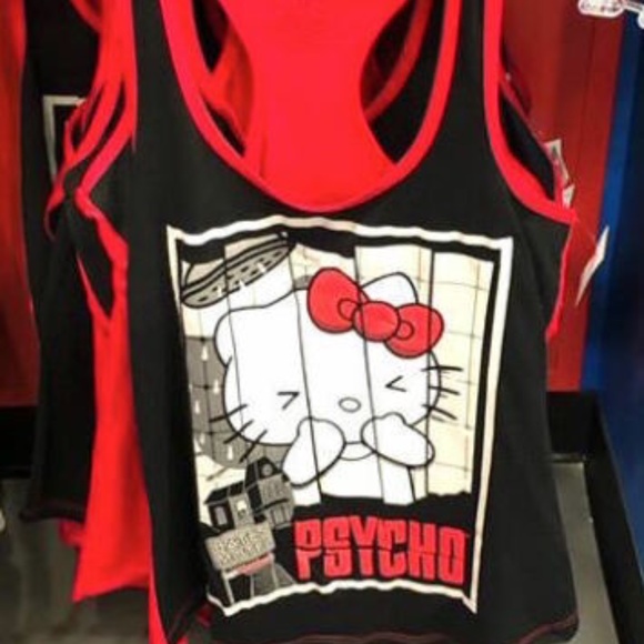 Universal Studios Hello Kitty Psycho Poster Tank Top - Picture 1 of 1